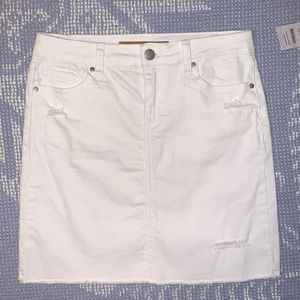 Joe’s Jeans white denim skirt